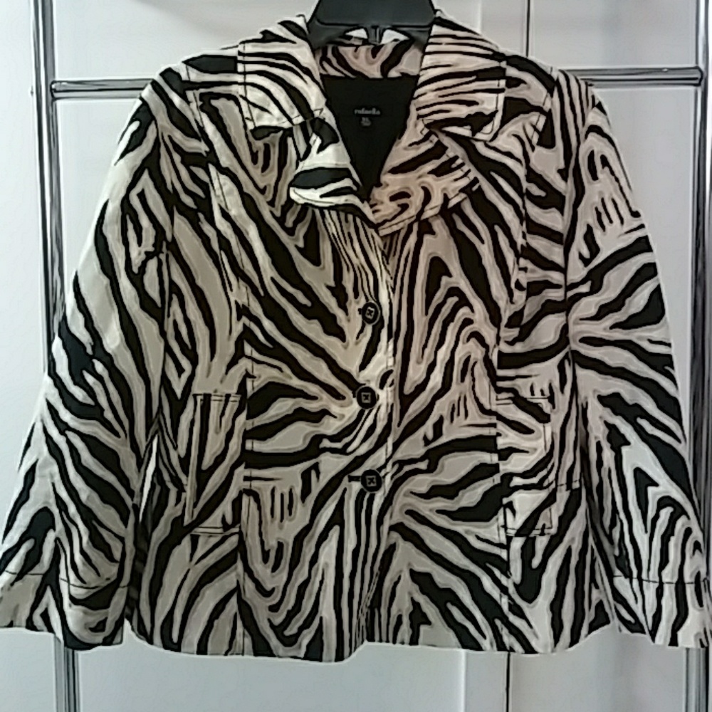 Vintage Zebra Suit Jacket